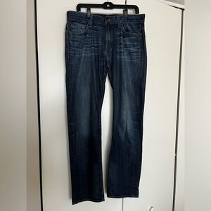 7 for all mankind men’s blue jeans size 33 slimmy